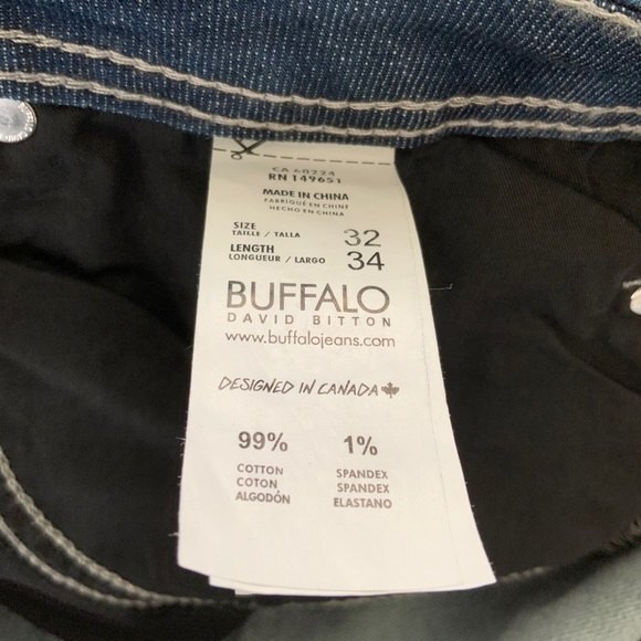 Buffalo Driven-X Straight Leg Distressed Jeans Size 32 - Picture 7 of 9